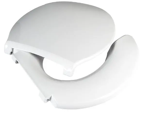 Big John Toilet Seat 2445263-3W Open Front With Cover Bariatric Toilet Seat