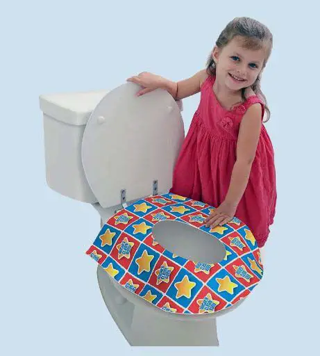 24 Large Disposable Toilet Seat Covers - Portable Potty Seat Covers for Toddlers