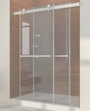 Dual-sliding Frameless Shower Doors