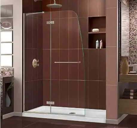Hinged Frameless Shower Doors