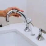 Kitchen Faucet on Bathtub