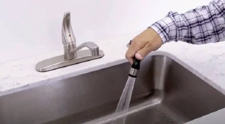add sprayer to kitchen faucet